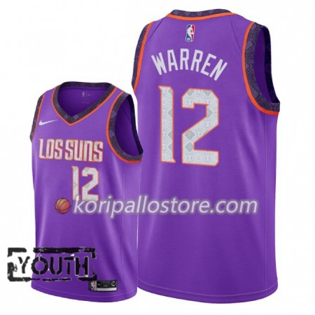 Phoenix Suns T.J. Warren 12 2018-19 Nike City Edition Violetti Lasten Pelipaidat Swingman
